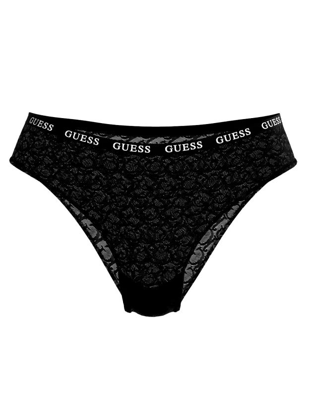 GUESS GUESS EDYTHA BRIEF - GJ JACQUARD MESH ΕΣΩΡΟΥΧΟ W O3BE16KBXA0-JBLK Black