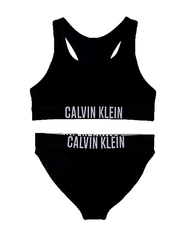 CALVIN KLEIN CALVIN KLEIN JEANS BRALETTE BIKINI SET KY0KY00091-BEH Black