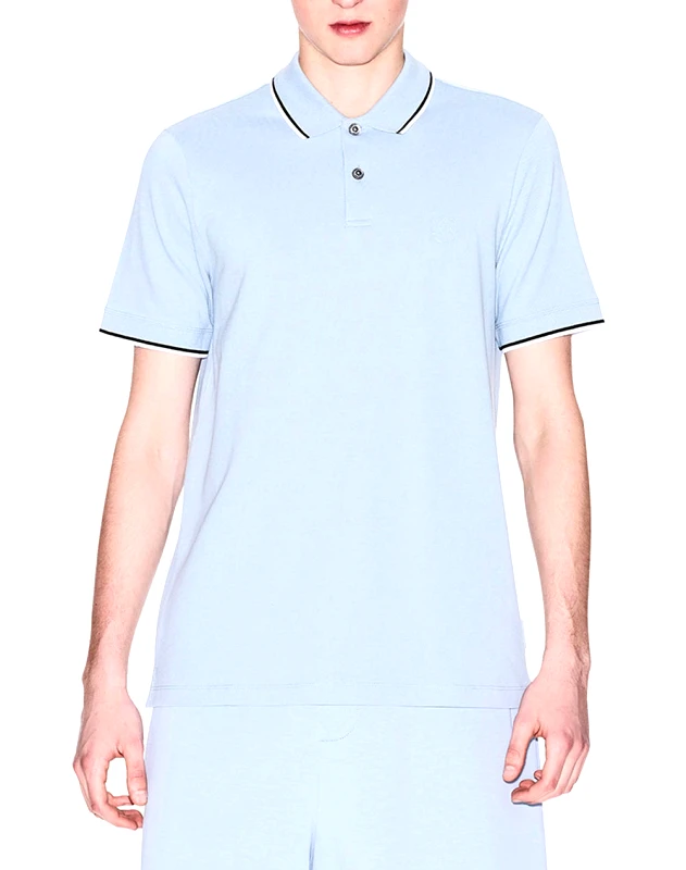 ARMANI EXCHANGE ARMANI EXCHANGE POLO SHIRT 8NZF75Z8M5Z-U9287 LightBlue
