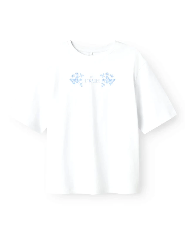 NAME IT NAME IT NKFDANE SS NREG TOP BOX 13240657-Bright White OffWhite