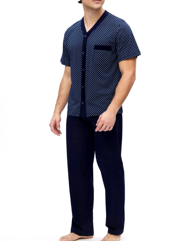 MINERVA MINERVA ΠΥΖ.ΑΝΔΡ.ΚΟΥΜΠ.A/O L/PANTS 90-71228-271 MidnightBlue