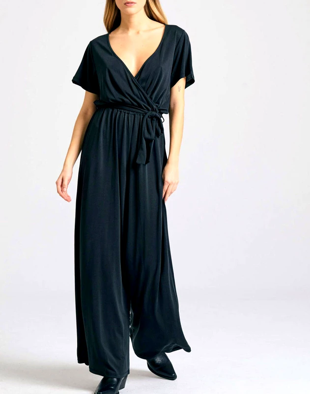 FUNKY BUDDHA FUNKY Γυναικεία Ολόσωμη φόρμα/Σορτς FBL011-107-12-BLACK Black