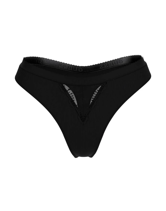 GUESS GUESS LIVIA THONG - NYLON 2X1 LIGHT RIB 200 ΕΣΩΡΟΥΧΟ ΓΥΝΑΙΚΕΙΟ O5GE06KCQ60-JBLK Black