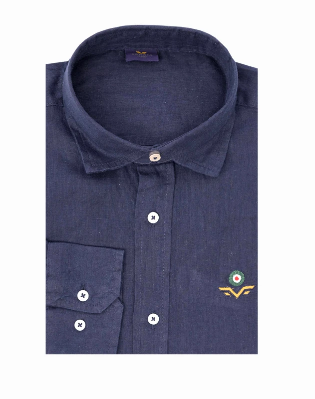 ARMATA DI MARE ARMATA DI MARE CAMICIA M/L STRALLO 5355828-730 DarkBlue