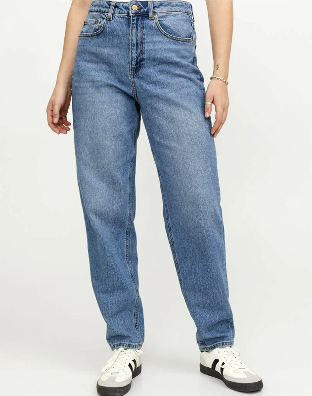JJXX BY JACK&JONES JJXX JXLISBON MOM HW JEANS C4046 DNM NOOS 12236405-Light Blue Denim DenimLightBlue