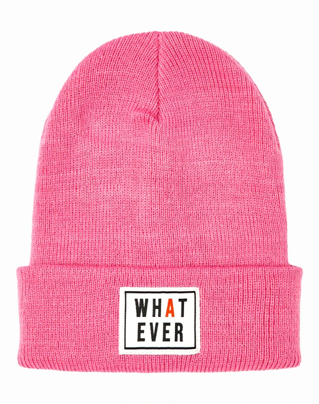 NAME IT NAME IT NMNMALIK KNIT BEANIE WHATEVER 13222424-Pink Cosmos Pink
