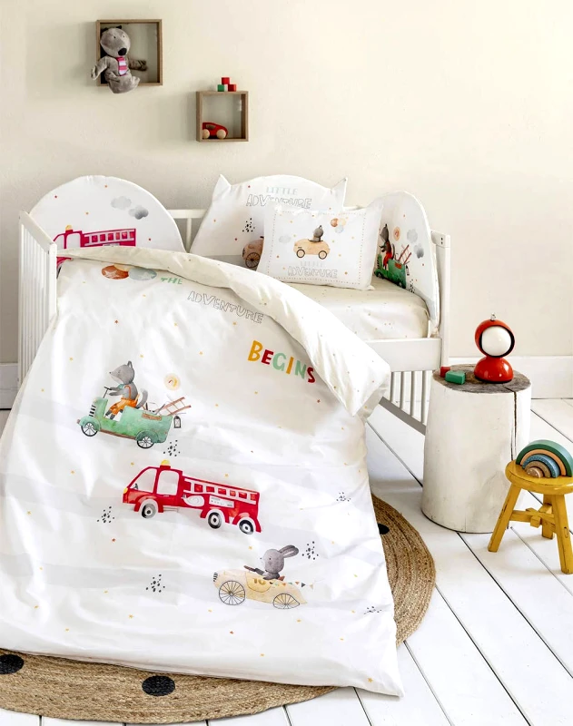 NIMA HOME NIMA Κουβερλί Κούνιας - Little Adventure N33521