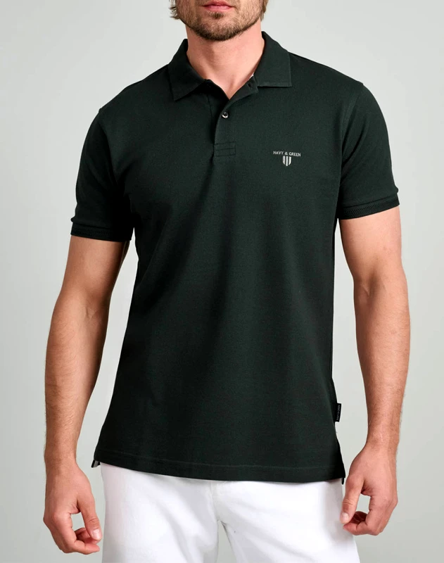 NAVY&GREEN NAVY&GREEN ΜΠΛΟΥΖΑ ΠΟΛΟ, YOUNG LINE 24EY.007/PL/YL.1-DEEPEST GREEN DarkGreen