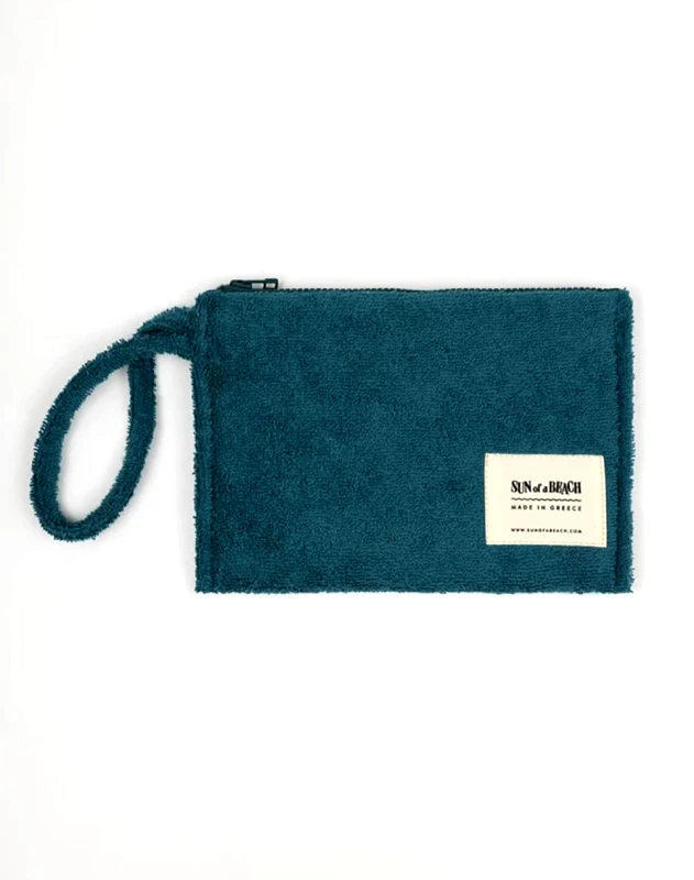 SUN OF A BEACH SUN OF A BEACH Little Waterproof Pouch (Διαστάσεις: 26x17εκ.) LWP/TEA/TEAWPR-Teal Petrol