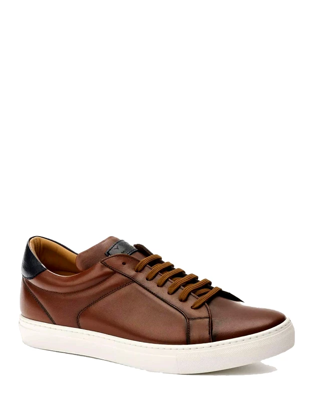 NAVY&GREEN NAVY&GREEN ΠΑΠΟΥΤΣΙΑ ΔΕΡΜΑΤΙΝΑ 24SH.080-COGNAC Brown