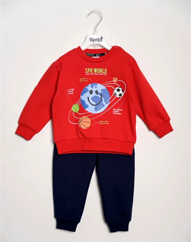 SPRINT SPRINT SET BABY BOY 221-1027-S400 Red