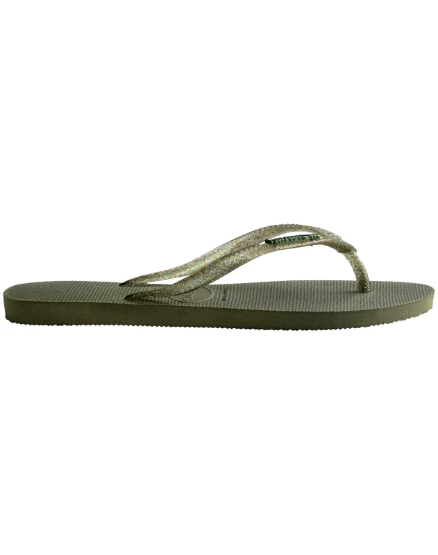 HAVAIANAS HAVAIANAS SLIM LOGO METALLIC ΣΑΓΙΟΝΑΡΕΣ 4119875-0869 Olive