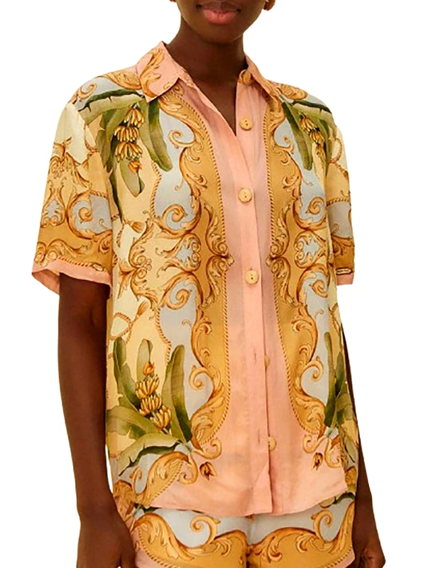 FARM RIO FARM RIO BANANA ROYALTY KALENDOSCOPE MULTICOLOR SHIRT 337790-25007 Multi