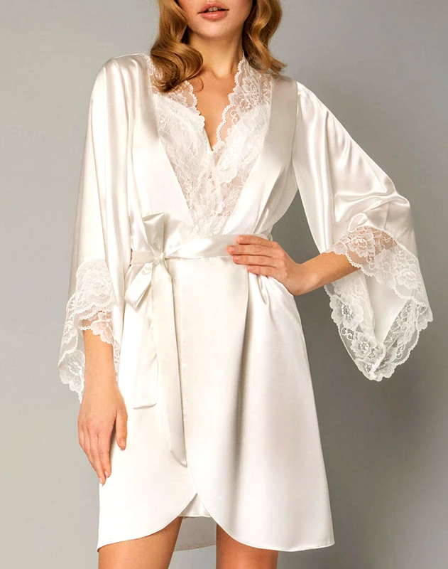 MILENA BY PARIS MILENA ΡΟΜΠΑ ΣΑΤΕΝ 005352-2 White