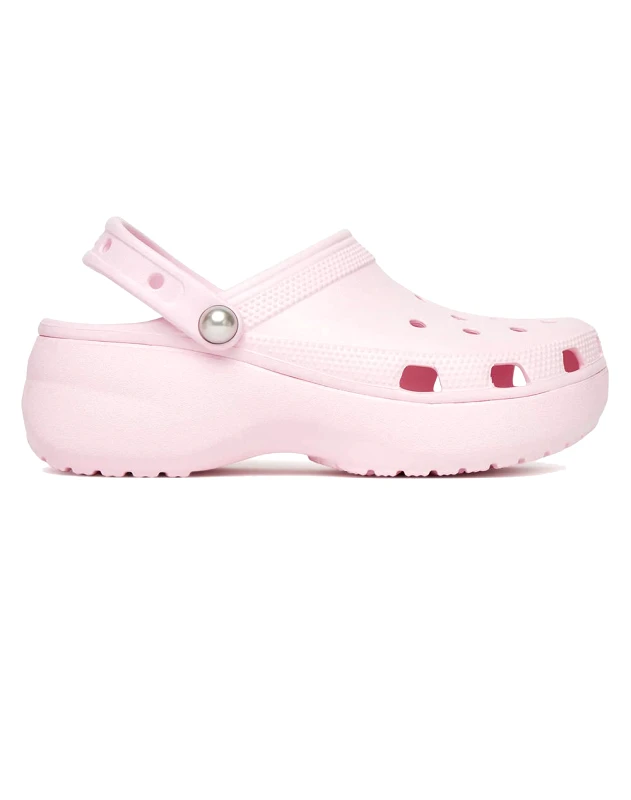 CROCS CROCS Classic Platform Pearl Clog 211231-6ZW LightPink