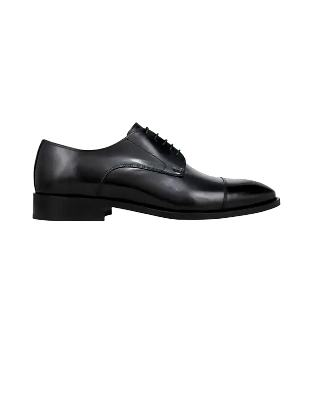 KALOGIROU KALOGIROU DENZEL LEA DENZEL CLASSIC LACE UP ΚΑΛΟΓΗΡΟΥ DENZEL LEA-0071 Black