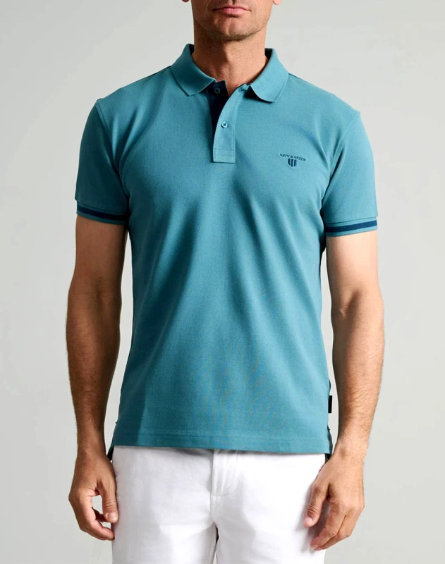 NAVY&GREEN NAVY&GREEN ΜΠΛΟΥΖΑΚΙ ΠIKE ΠΟΛΟ, YOUNG LINE 24GE.1029/YL-DEEP SEA/BLUE OceanBlue
