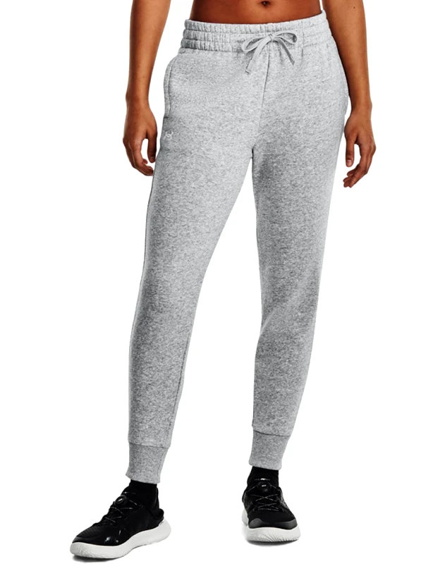 UNDER ARMOUR UNDER ARMOUR Women''s UA Rival Fleece Joggers 1379438-012 LightGray