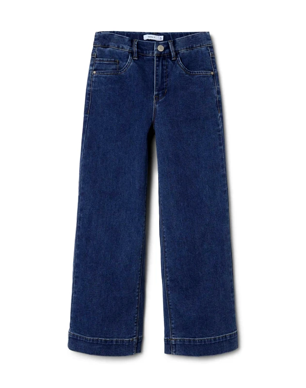 NAME IT NAME IT NKFROSE HW WIDE JEANS 1356-ON NOOS 13211701-Medium Blue Denim DenimBlue