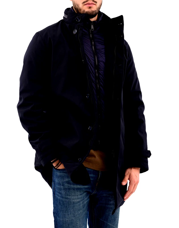 ADIMARI ADIMARI JOHN BLACK JACKET 24W.SE.048.09-NAVY BLUE NavyBlue