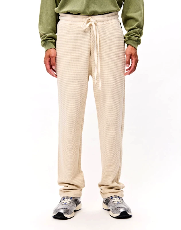 DIRTY LAUNDRY DIRTY LAUNDRY WAFFLE REGULAR SWEATPANTS DLMSP000098-CHALK Cream
