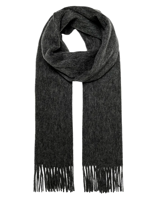 ONLY ONLY ONLALISA WOOL SCARF CC 15323429-Dark Grey Melange DarkGray
