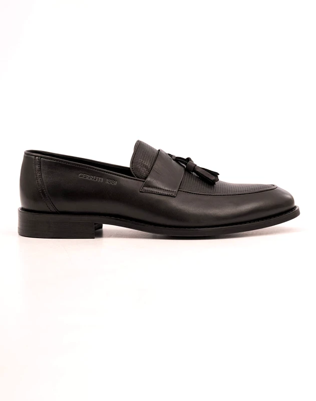 CERRUTI CERRUTI ΠΑΠΟΥΤΣΙΑ LOAFER 90.33.CSSUO1263MT-BLACK Black