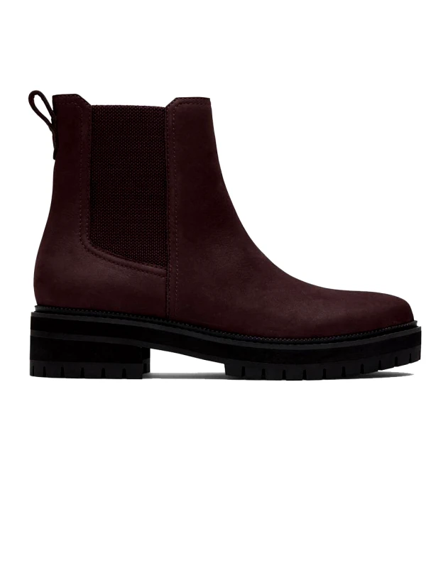 TOMS TOMS WR BLBR NUBK LTHR WM BENNET BOOT 10021296-PLUM Tan