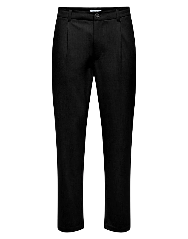 ONLY&SONS ONLY&SONS ONSLOU ENO LIFE TAPER 0184 PANT 22031615-BLACK Black