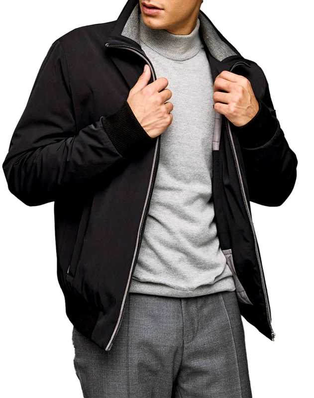 BIZZARO BIZZARO DW242977 ΜΠΟΥΦΑΝ ΚΟΝΤΟ BOMBER GLDW242977-1 Black