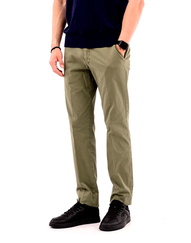 FOURTEN FOUR TEN Παντελόνι chino T910125003-00072 Khaki