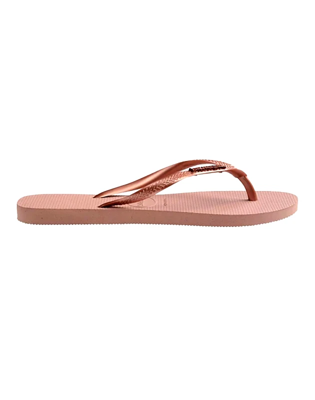 HAVAIANAS HAVAIANAS SLIM LOGO METALLIC ΣΑΓΙΟΝΑΡΕΣ 4119875-6459 LightPink