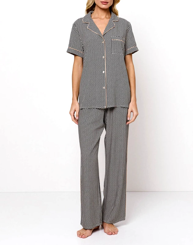 ARUELLE ARUELLE Isolda pj long ss25 39.01.23.737-Blue,Multicolor Multi