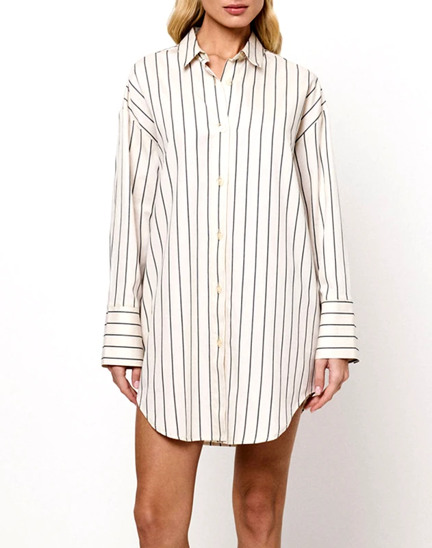 ARUELLE ARUELLE Seraphine n/dress ss25 39.01.23.781-Beige,Multicolo Biege