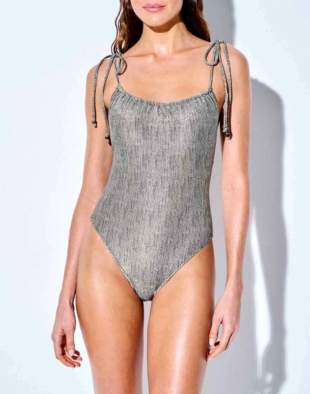LIDA LIDA BODYSUIT LUREX 9-2464-BLACK Black