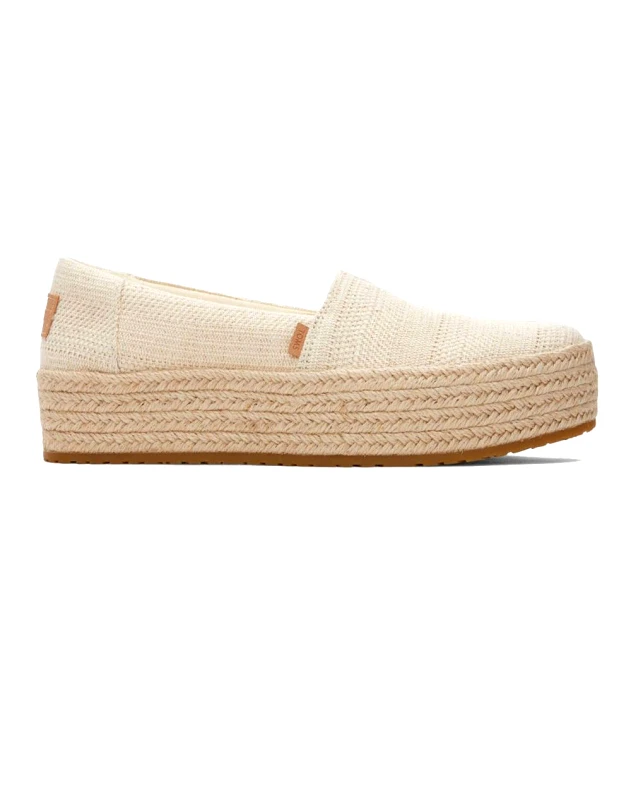 TOMS TOMS NAT UND MET LIN WM VALCIA ESP 10020710-NATURAL Ecru