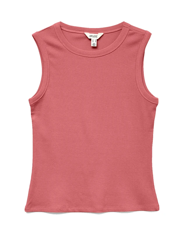 AWARE BY VERO MODA AWARE BY VERO MODA VMPROMISE TANK TOP VMA 10326350-Tea Rose deepPink