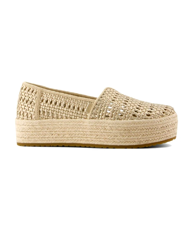 TOMS TOMS CHA METL LTHR BASKET WM VALCIA ESP 10021921-GOLD Gold