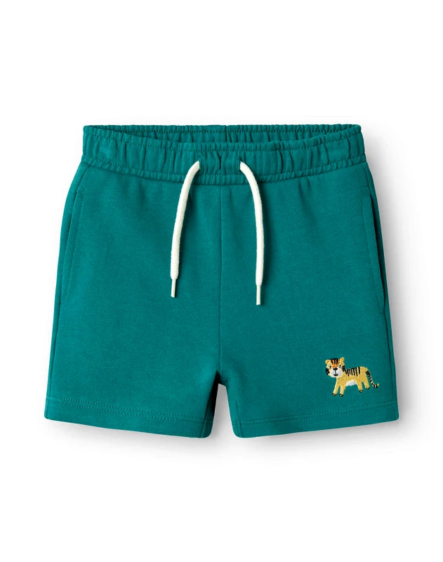 NAME IT NAME IT NMMJANKO NREG SWE SHORTS UNB PB 13238151-Deep Jungle DarkGreen