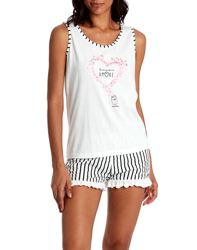 COTTON MANIA COTTONMANIA 15920 CRAZY FARM ΠΥΤΖ. ΓΥΝ. ΦΡ-ΚΠ RIGATINO 15920CF-2910 White