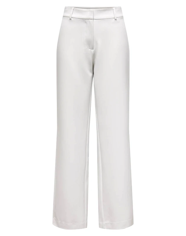ONLY ONLY ONLBERRY LIFE LW STRAIGHT PANT CC TLR 15338378-Nimbus Cloud OffWhite