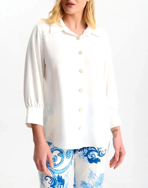 VETO FIBES ΠΟΥΚΑΜΙΣΟ 03-7085NP-WHITE White