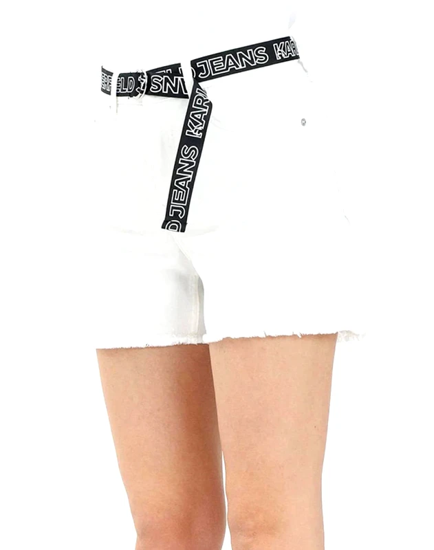 KARL LAGERFELD JEANS KARL LAGERFELD JEANS ΡΟΥΧΑ ΣΟΡΤΣ - ΒΕΡΜΟΥΔΕΣ ΣΟΡΤΣ A2W10039-D15 White