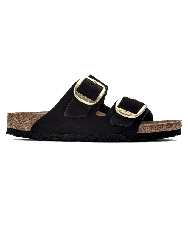 BIRKENSTOCK BIRKENSTOCK F25 LEATHER ARIZONA BIG BUCKLE LENB BLACK (GOLD) 35 - 43 NARROW SEASONAL ΠΑΠΟΥΤΣΙ ΓΥΝΑΙΚΕΙΟ 1023290003543-BLACK Black