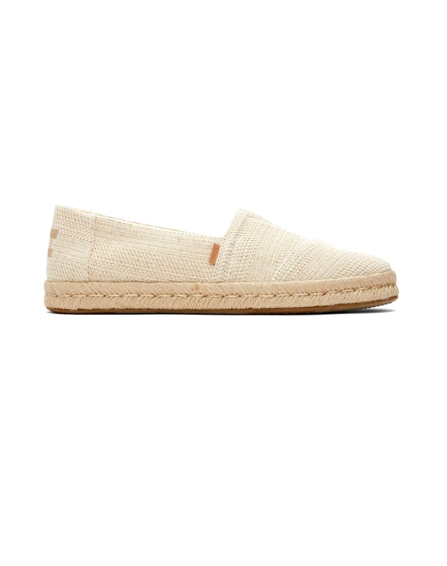 TOMS TOMS NAT UND MET LIN WM ALROPE ESP 10020693-NATURAL Biege
