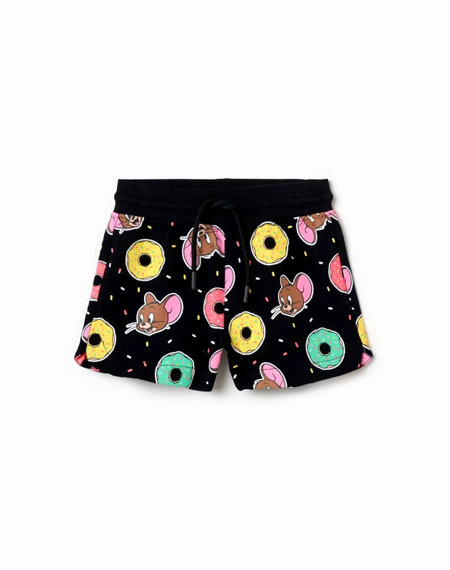 OVS OVS F.TERRY SHORT AOP 2246306-BLACK BEAUTY Multi