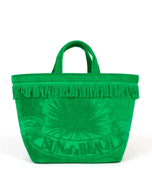 SUN OF A BEACH SUN OF A BEACH Oversized Beach Bag (Διαστάσεις: 60 x 38εκ.) BB/WAS-Wasabi Green