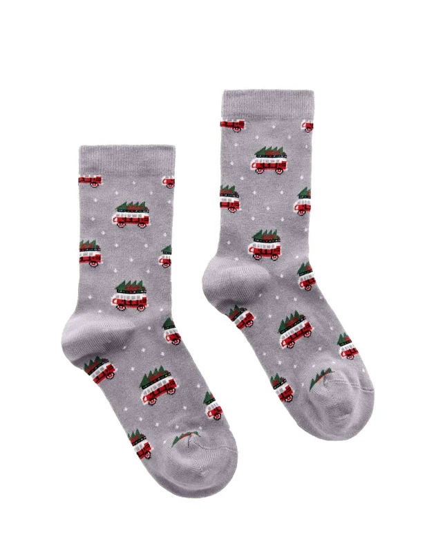 WALK WALK ΠΑΙΔΙΚΕΣ X-MAS ΚΑΛΤΣΕΣ CHR-27-12 Gray