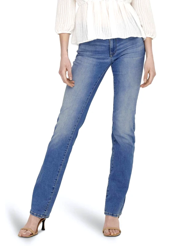 ONLY ONLY JAN ONLALICIA REG STRT DNM DOT568 NOOS 15258103-Medium Blue Denim DenimBlue