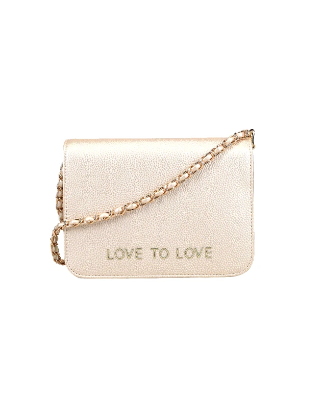 LOVE TO LOVE by GAI MATTIOLO LOVE TO LOVE by GAI MATTIOLO LTL09 ΤΣΑΝΤΑ ΧΙΑΣΤΗ ΜΕ ΛΟΓΟΤ. GOLD 200009571018-018 Gold